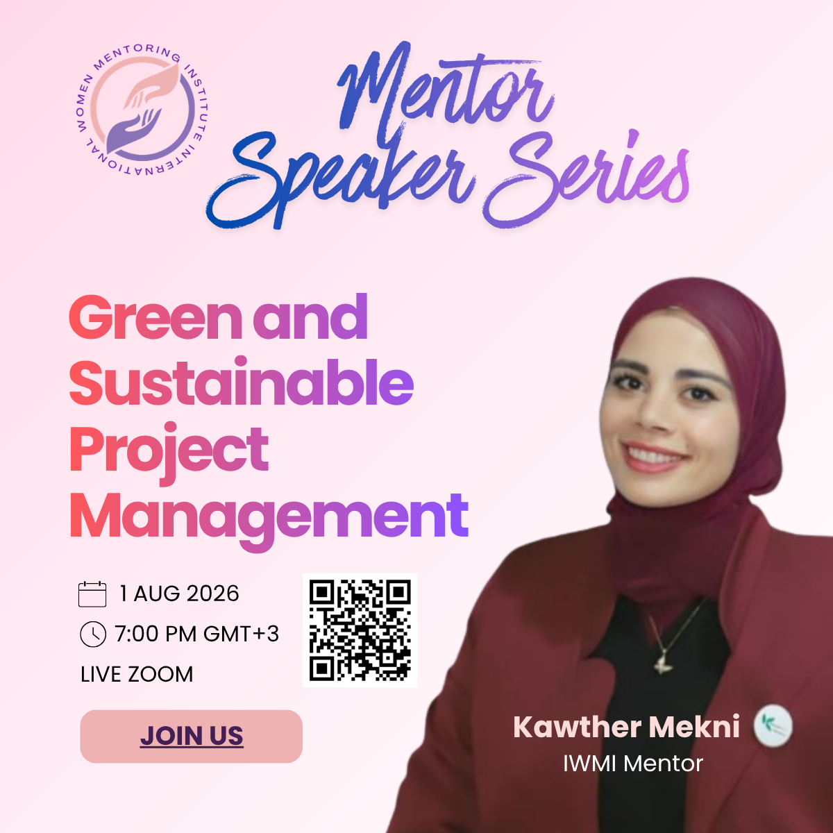 Mentor speaker series poster 8